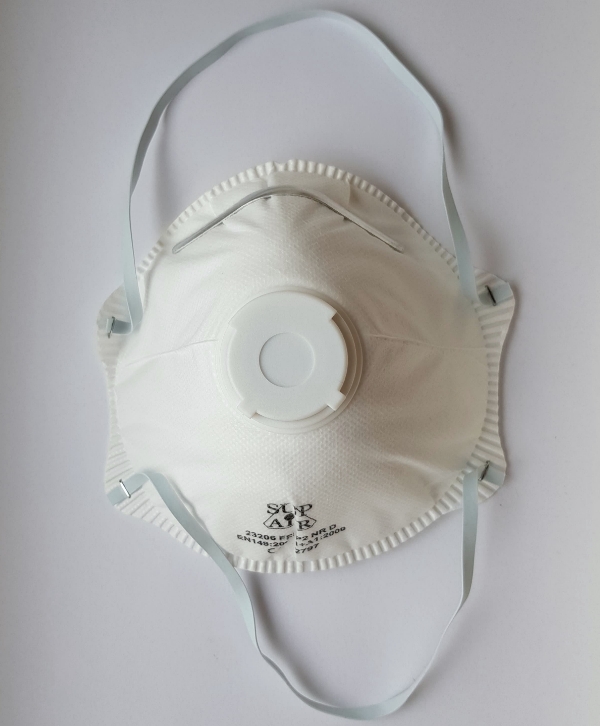 FFP2 SUPAir légzésvédő maszk kilégzést segítő szeleppel